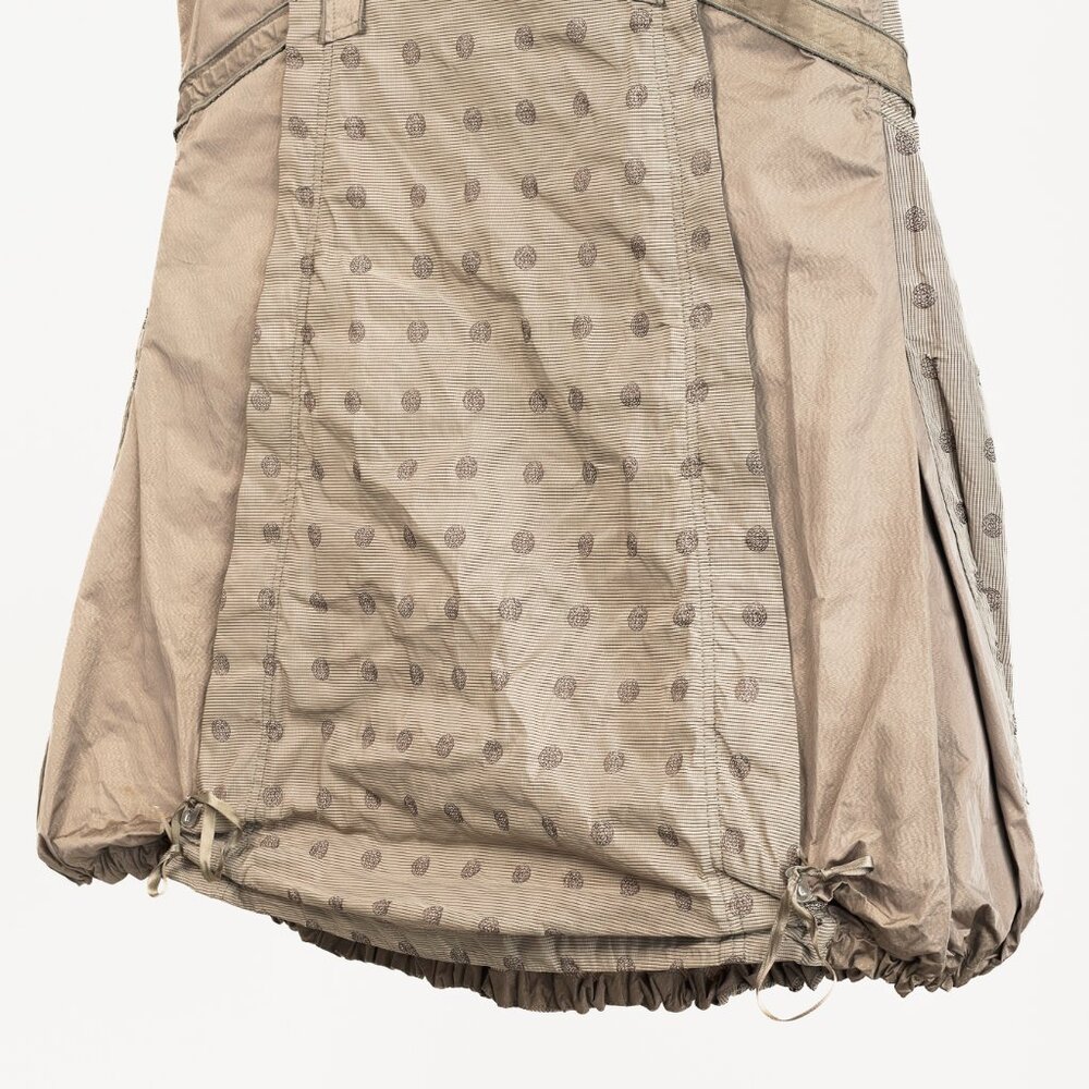 Beate Heymann Beige Taffeta Patchwork Bubble Midi… - image 6